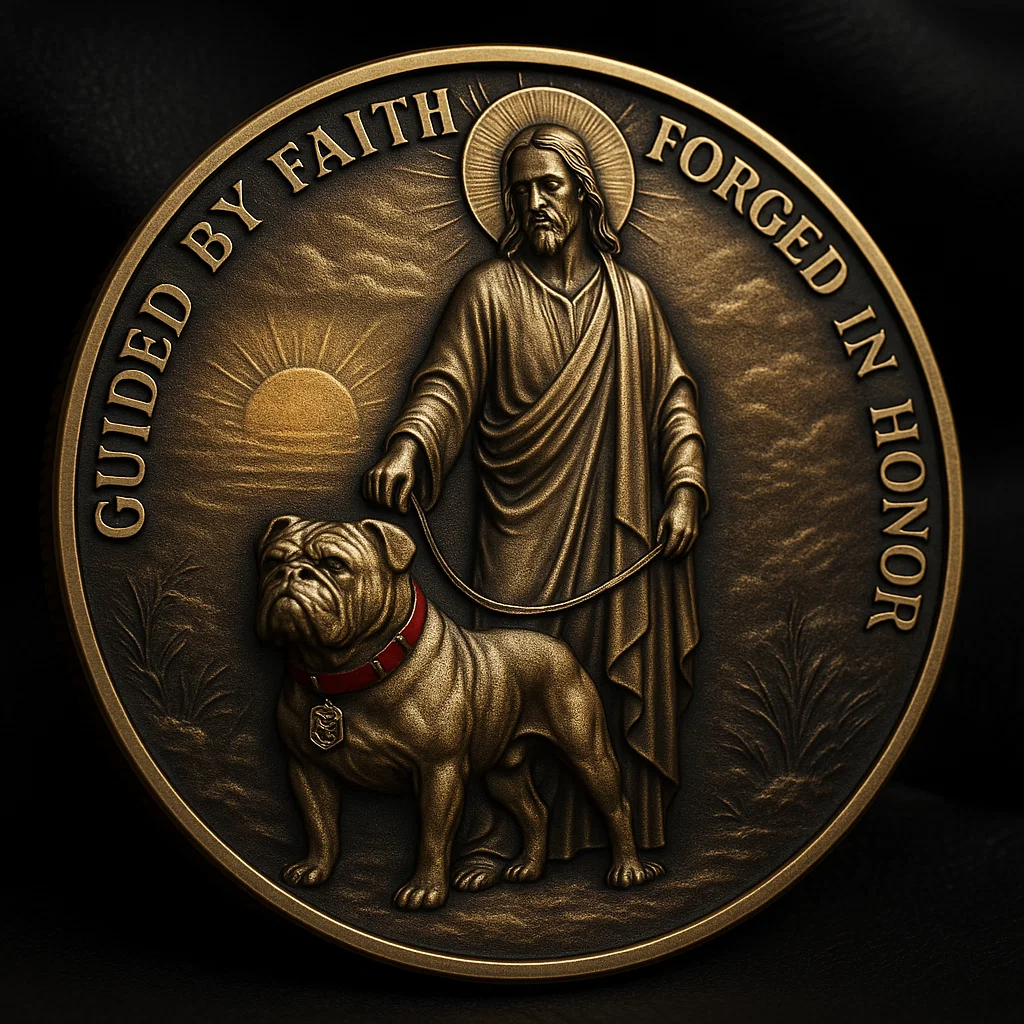 🦅 USMC “Devil Dog – Guided by Faith” Commemorative Coin 🇺🇸