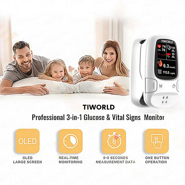 🎅CHRISTMAS HOT SALE Ends Today: 70% OFF!-Tiworld™ Develops Newly Launched Non-Invasive Smart Glucose Meter 🔥made in the USA🔥