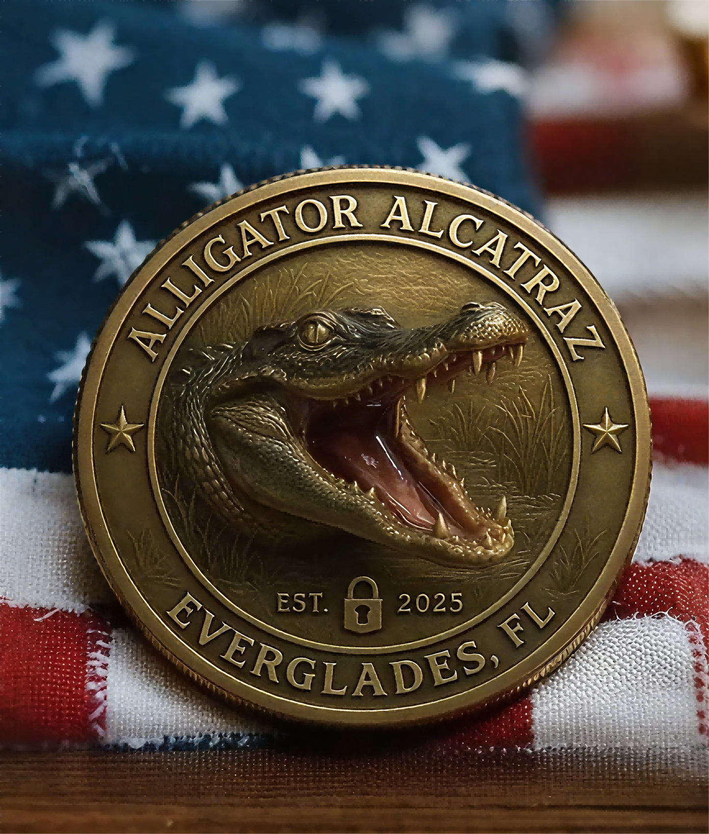 🏆Flash Sale 60% OFF - 🗽🐊Alligator Alcatraz Humor Collectible Coin