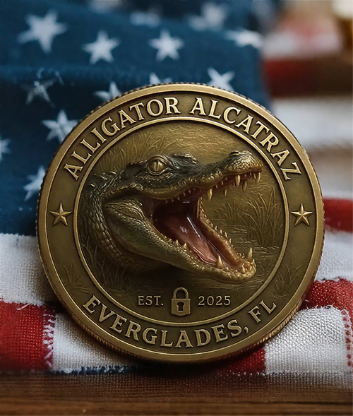 🏆Flash Sale 60% OFF - 🗽🐊Alligator Alcatraz Humor Collectible Coin