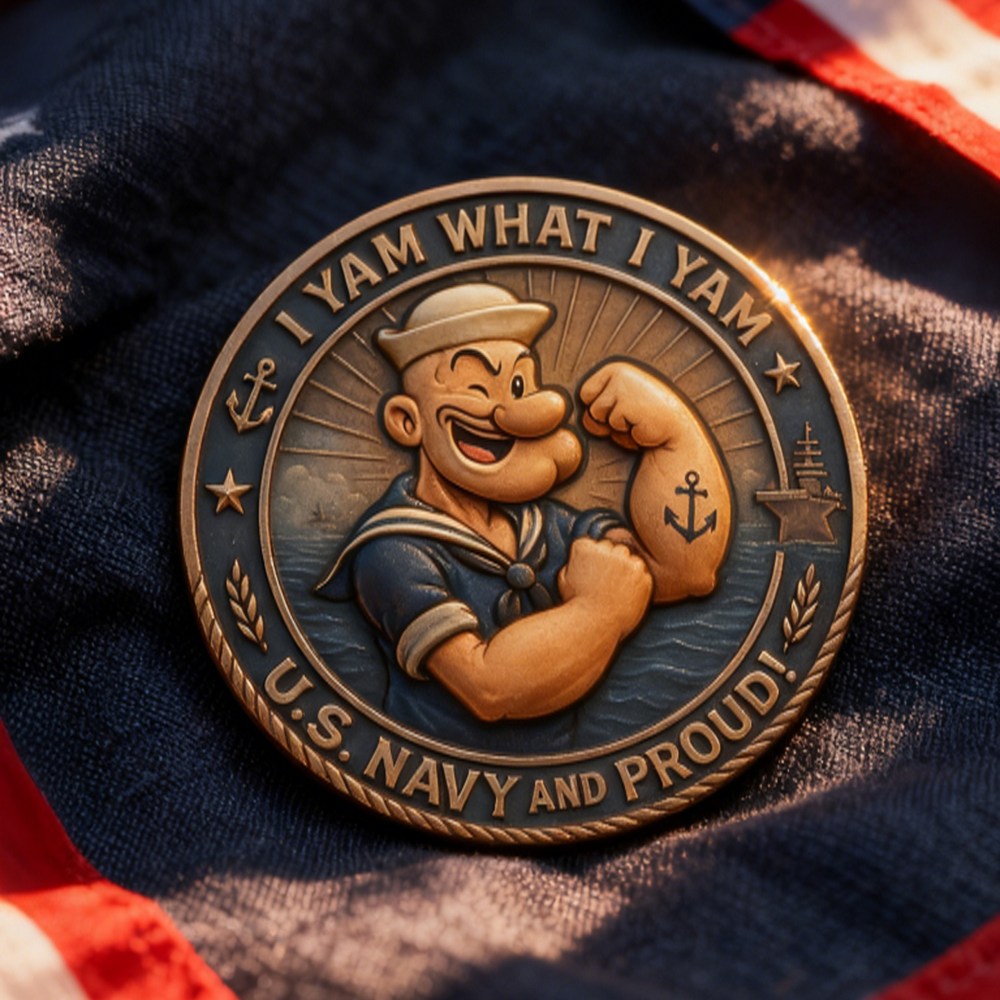 🏅Veteran's Day 60% OFF - 🇺🇸U.S. Navy Commemorative Coin – Anchor of Freedom⚓