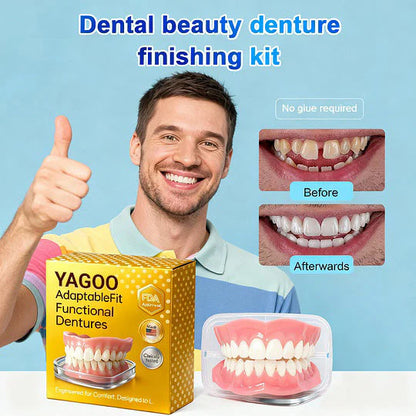 🌎Ends Today: 70% OFF! ⏰Yagoo™ Medical Full Denture with Strong Suctiond