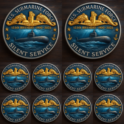 ⚓ “U.S. Submarine Force 125th Anniversary” Commemorative Coin 🇺🇸
