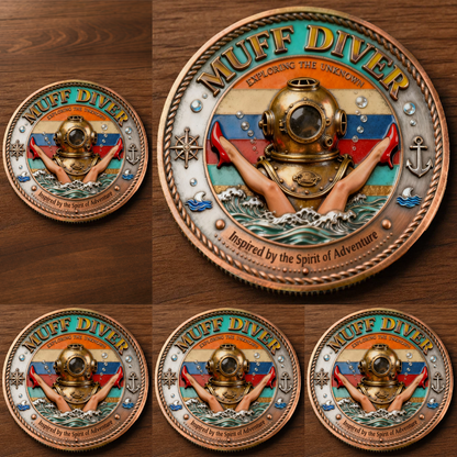 🏆Flash Sale 60% OFF - 🍻 “Muff Diver – Exploring the Realm of Adventure” Commemorative Coin ⚓️