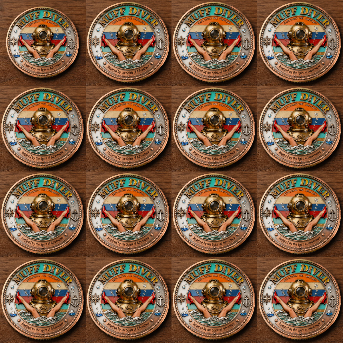 🏆Flash Sale 60% OFF - 🍻 “Muff Diver – Exploring the Realm of Adventure” Commemorative Coin ⚓️