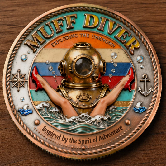 🏆Flash Sale 60% OFF - 🍻 “Muff Diver – Exploring the Realm of Adventure” Commemorative Coin ⚓️