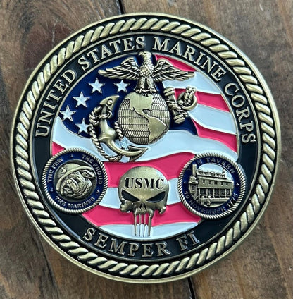 🔥🔥🔥LAST DAY 67%OFF-🪖 United States Marine Corps 250th Anniversary Challenge Coin