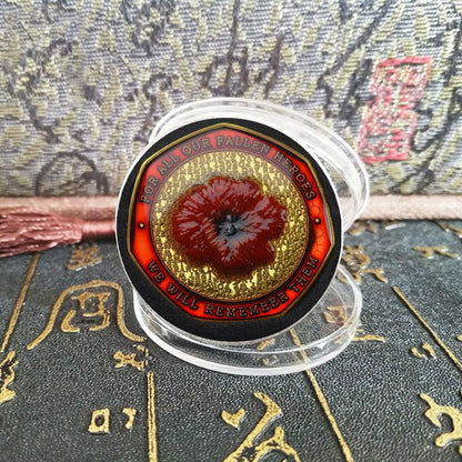 Limited Edition - Red Poppy Heroes Commemorative Coins