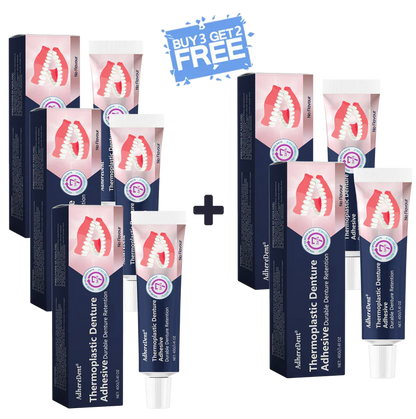 AdhereDent® Thermoplastic Denture Adhesive ⏳ Durable Denture Retention