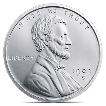 🎉Last Day 49% OFF -"1909-S Lincoln Wheat Cent 2 oz .999 Fine Silver USA Made BU Commemorative Round