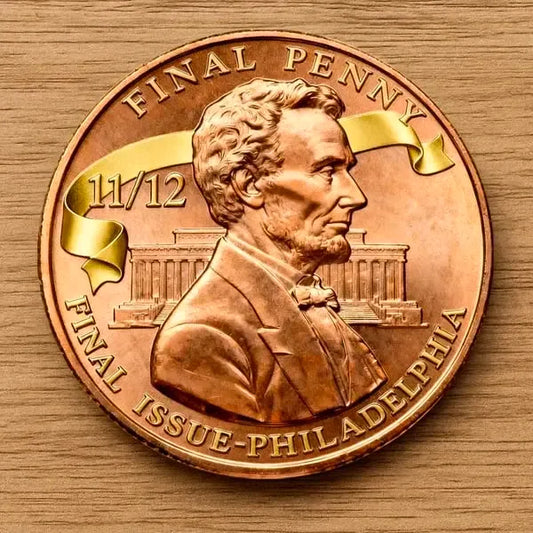 🎉Last Day 49% OFF -"Lincoln Final Penny –11/12 Philadelphia Mint Limited Edition Collectible Coin🪙