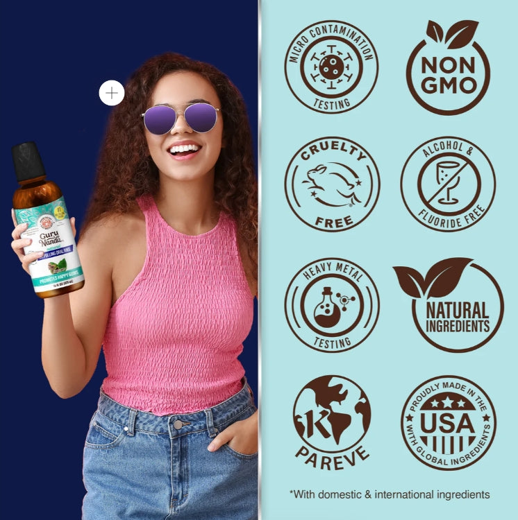 Coconut + Mint Pulling Oil with Essential Oils & Vitamins