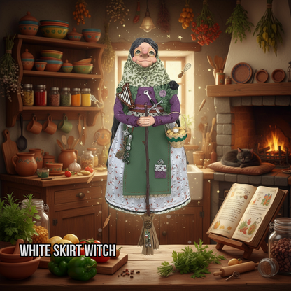 🧙 Handmade Kitchen Witch Doll