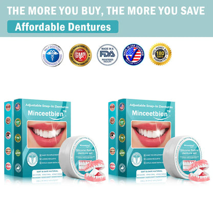 Minceetbien™🗽🗽 Silicone Reline Denture Set (⏰Limited Time 80% Off - Last 30 Minutes ⏰)