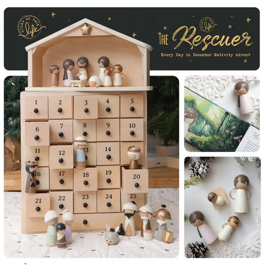 🔥[Official Licensed] ✝️The Rescuer –Nativity Advent Calendar