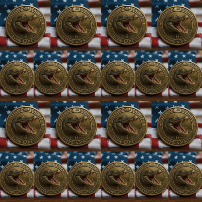 🏆Flash Sale 60% OFF - 🗽🐊Alligator Alcatraz Humor Collectible Coin