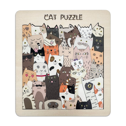 Stacking Cat, Dog, Farm Park, Little Monster Coloring Book Alien Jigsaw Puzzles