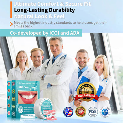 Minceetbien™🗽🗽 Silicone Reline Denture Set (⏰Limited Time 80% Off - Last 30 Minutes ⏰)