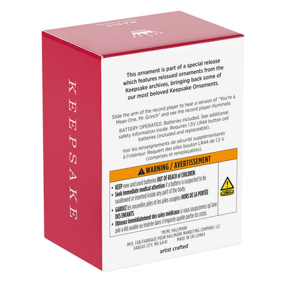 Dr. Seuss's How the Grinch Stole Christmas!™ You're a Mean One, Mr. Grinch Ornament With Light and Sound