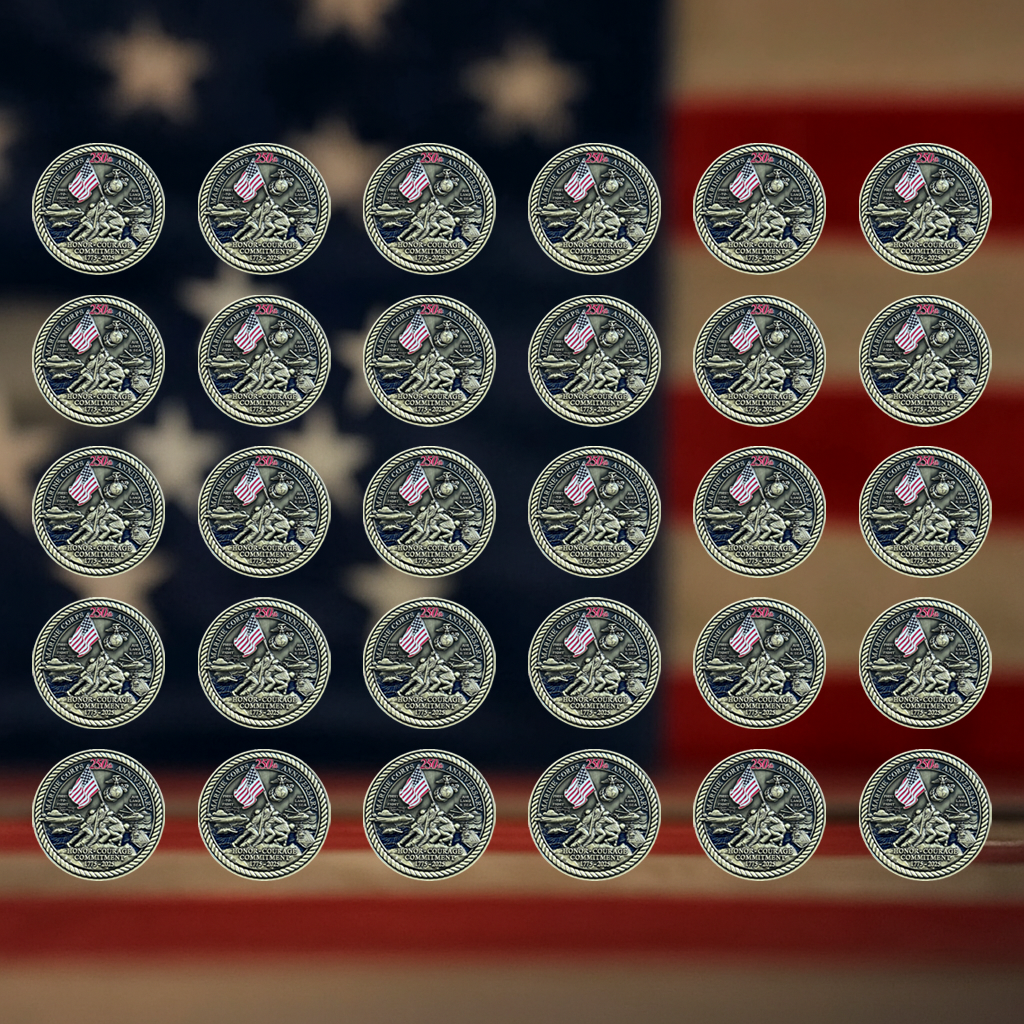 🔥🔥🔥LAST DAY 67%OFF-🪖 United States Marine Corps 250th Anniversary Challenge Coin