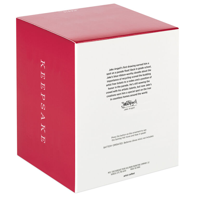 Sorting Hat™ Ornament With Sound and Motion