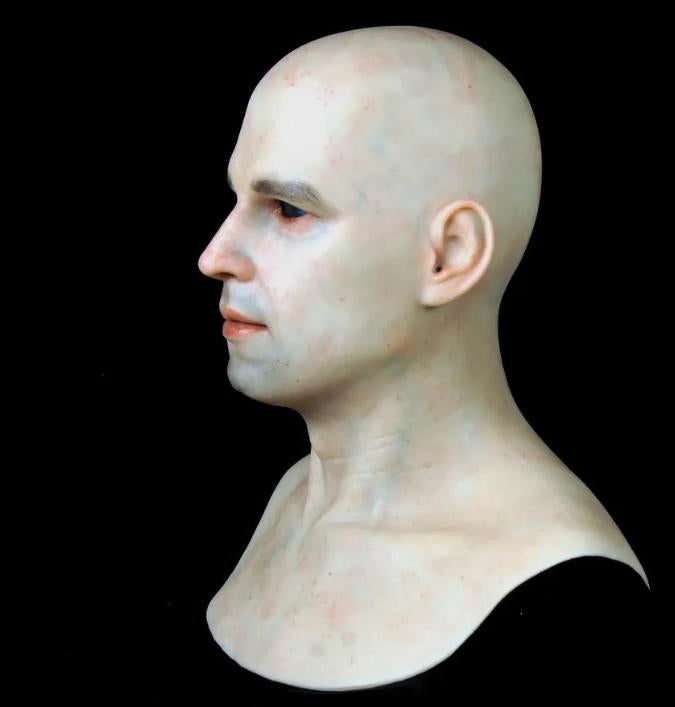 Kieran Hyper realistic, Full Face Silicon Mask with hair