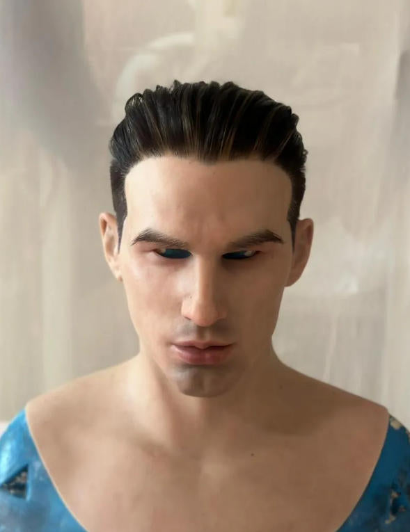 Curtis Hyper realistic, Full Face Silicon Mask with hair