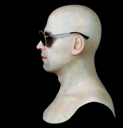 Kieran Hyper realistic, Full Face Silicon Mask with hair