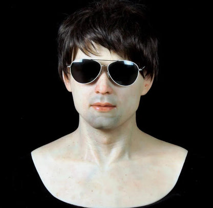 Kieran Hyper realistic, Full Face Silicon Mask with hair