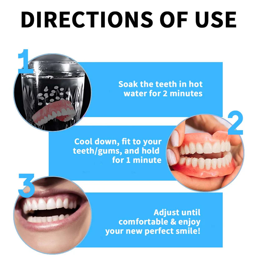 Minceetbien™🗽🗽 Silicone Reline Denture Set (⏰Limited Time 80% Off - Last 30 Minutes ⏰)