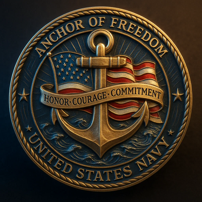 🏅Veteran's Day 60% OFF - 🇺🇸U.S. Navy Commemorative Coin – Anchor of Freedom⚓