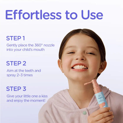 Kids Oral Spray Toddler Toothpaste Helper Natural Cavity Defense & Fresh Breath