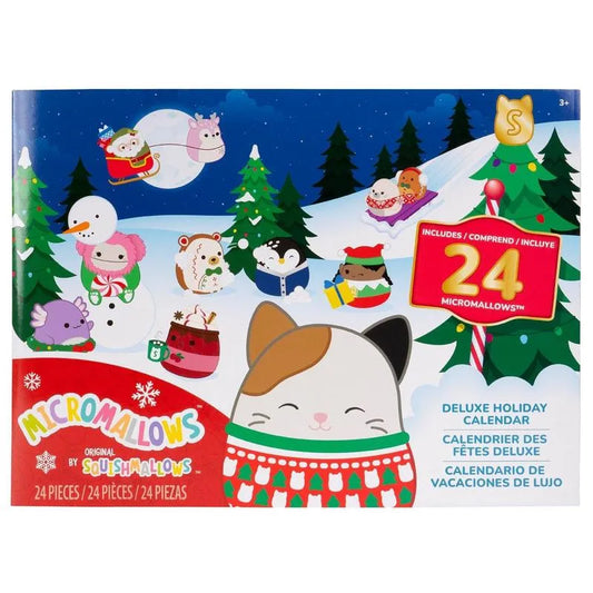 🎅 Early Christmas Sale🎅2026 Squishmallows 24-Day Micromallows Holiday Plush Advent Calendar