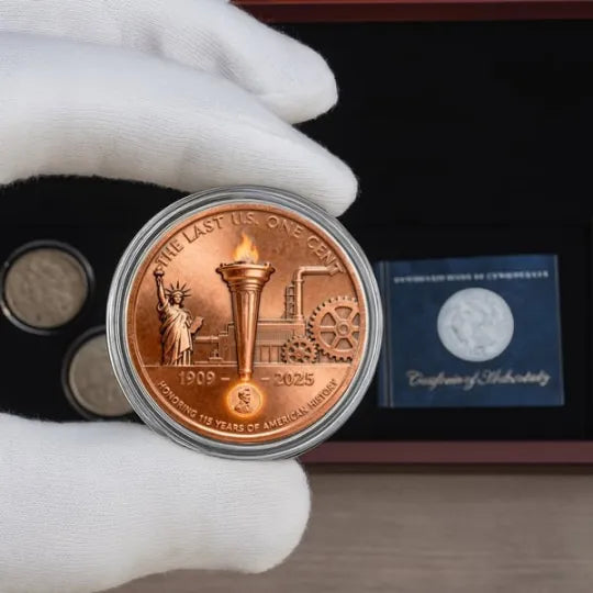 🎉Last Day 49% OFF -"Lincoln Final Penny –11/12 Philadelphia Mint Limited Edition Collectible Coin🪙