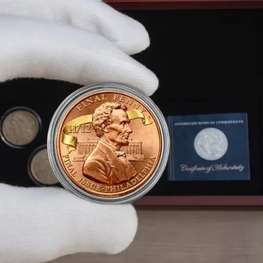 🎉Last Day 49% OFF -"Lincoln Final Penny –11/12 Philadelphia Mint Limited Edition Collectible Coin🪙