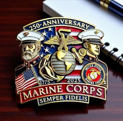250th Marine Corps Birthday Pin