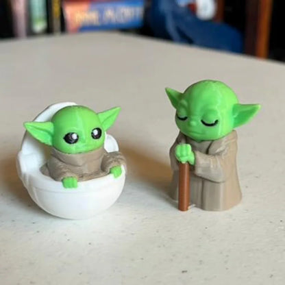 Space Nativity Set - Sci-fi Figures and Set - Science Fiction Inspired Gag Gift Novelty Toy Figures - Full Color