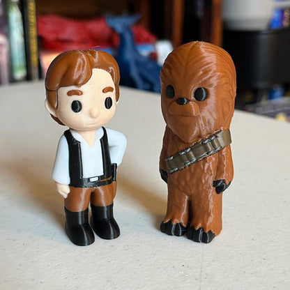 Space Nativity Set - Sci-fi Figures and Set - Science Fiction Inspired Gag Gift Novelty Toy Figures - Full Color