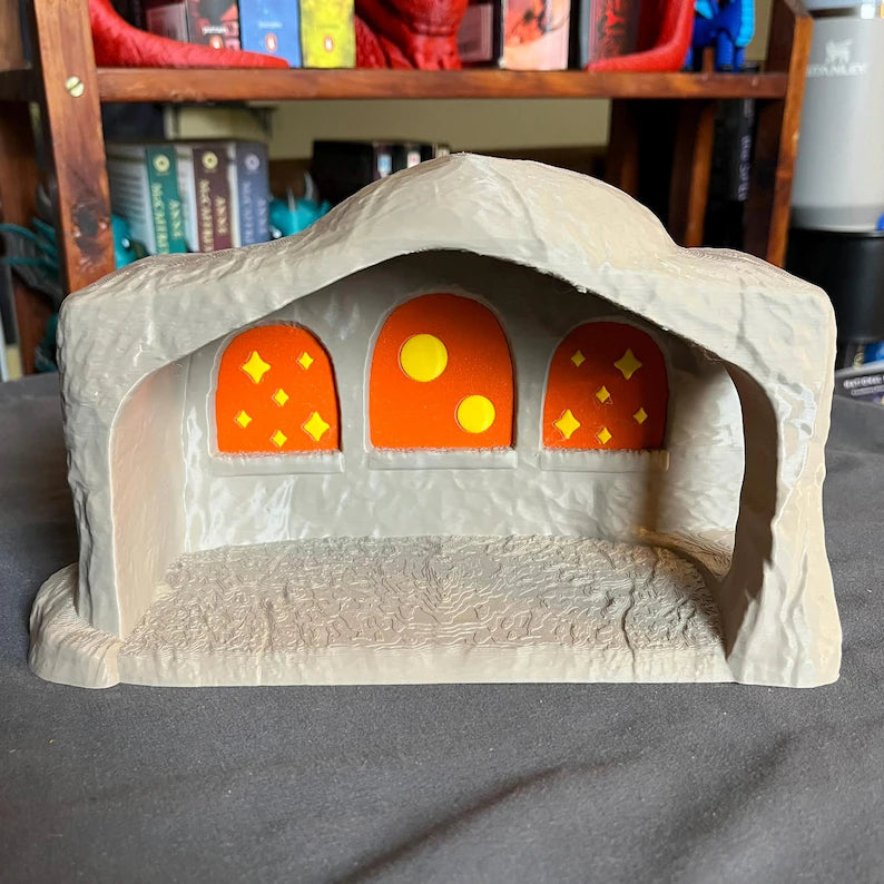 Space Nativity Set - Sci-fi Figures and Set - Science Fiction Inspired Gag Gift Novelty Toy Figures - Full Color