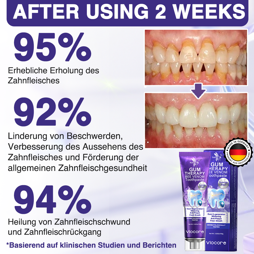 ⭐️Rolimey® VioCore toothpaste with bee venom for dental treatment