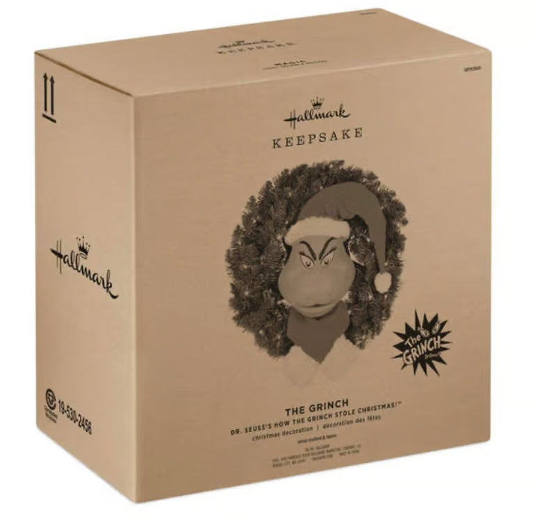 Dr Seuss How The Grinch Stole Christmas Hallmark Talking Wreath