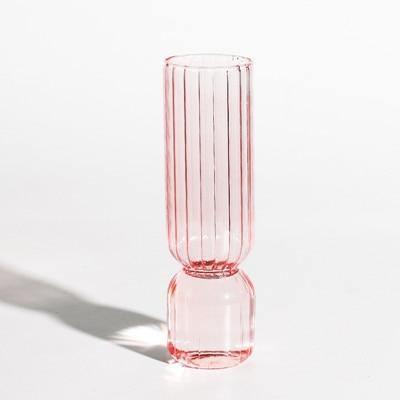 Inverted Colorful Glass Vase