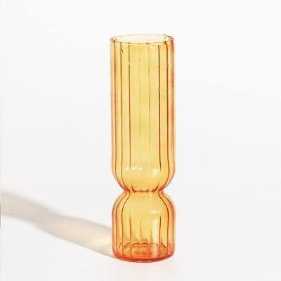 Inverted Colorful Glass Vase