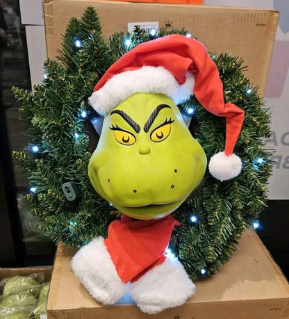 Dr Seuss How The Grinch Stole Christmas Hallmark Talking Wreath