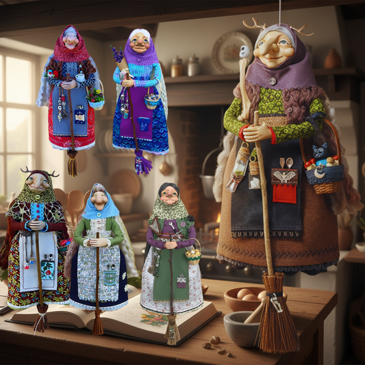 🧙 Handmade Kitchen Witch Doll